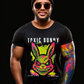 Toxic Bunny Bling Edition – Premium Rhinestone Tee