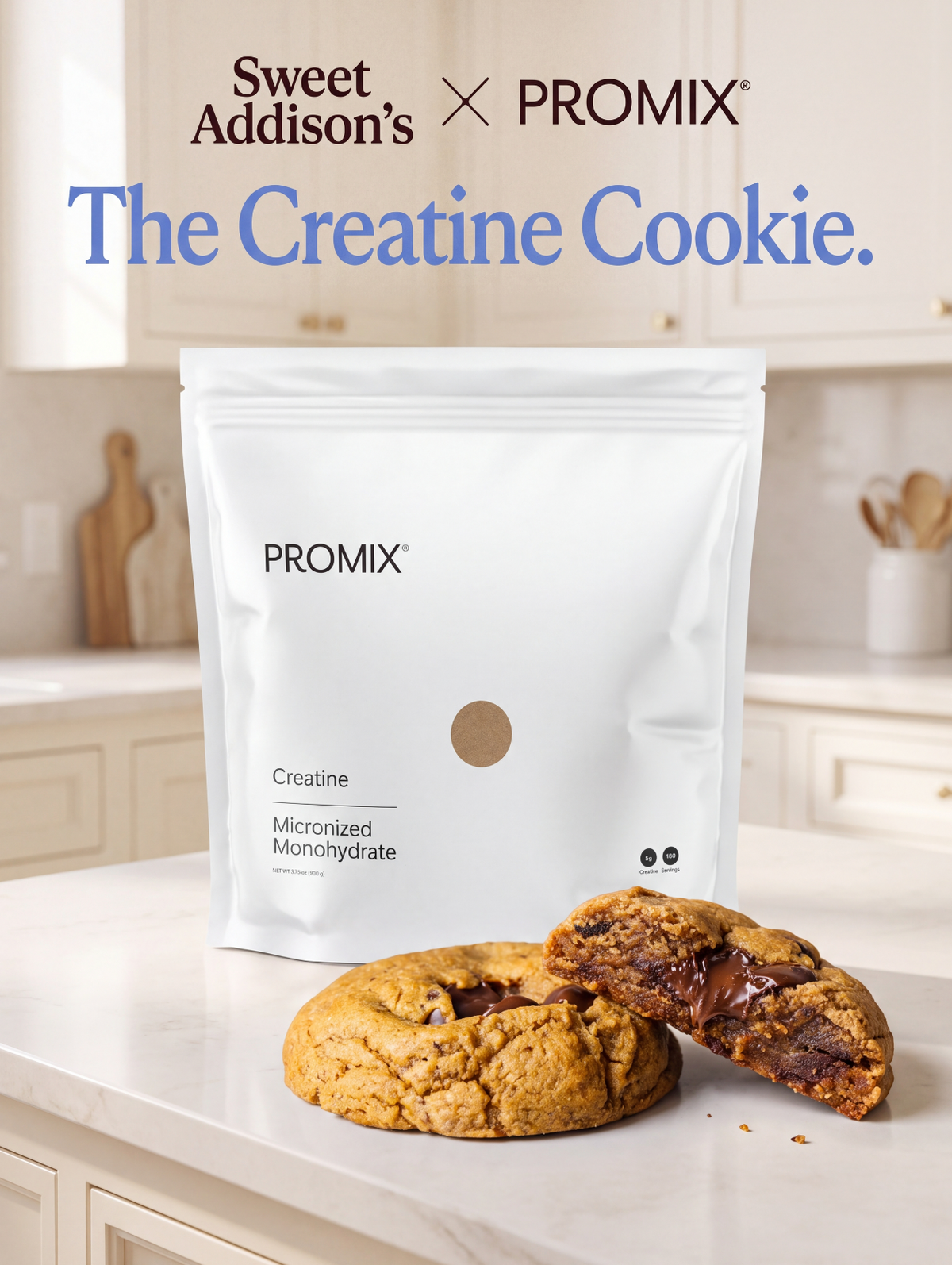 Creatine Chocolate Chip Cookies