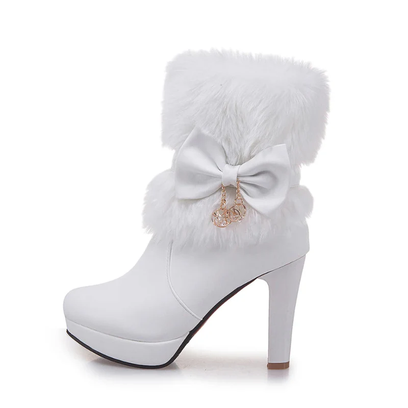 High Heel Winter Boots