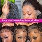 13x4 Lace Closure Wig 100% Human Hair Wig Deep Curly Wig Jerry Curly Short Bob Wig With Baby Hair Deep Wave Double Draw Wig