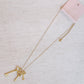 Secret Garden Key Necklace – Gold Plated | Vintage Charm, Dainty Jewelry