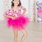 Secret Garden 3/4 Sleeve Tutu Leotard