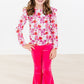Secret Garden L/S Ruffle Tee