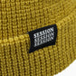 Acrylic Wool Beanie, Autumn Gold