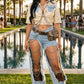 Cochella Reinvented Classic Two-Piece Denim Ensemble
