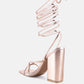 Shewolf Lace Up High Heel Sandals