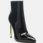 Siren Patent Faux Leather Bootie