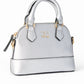Silver Metallic Girl's Crossbody Purse