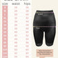 High Waist Light Shaping Bike Short | Satin 4-Way Stretch with Built-In Panty