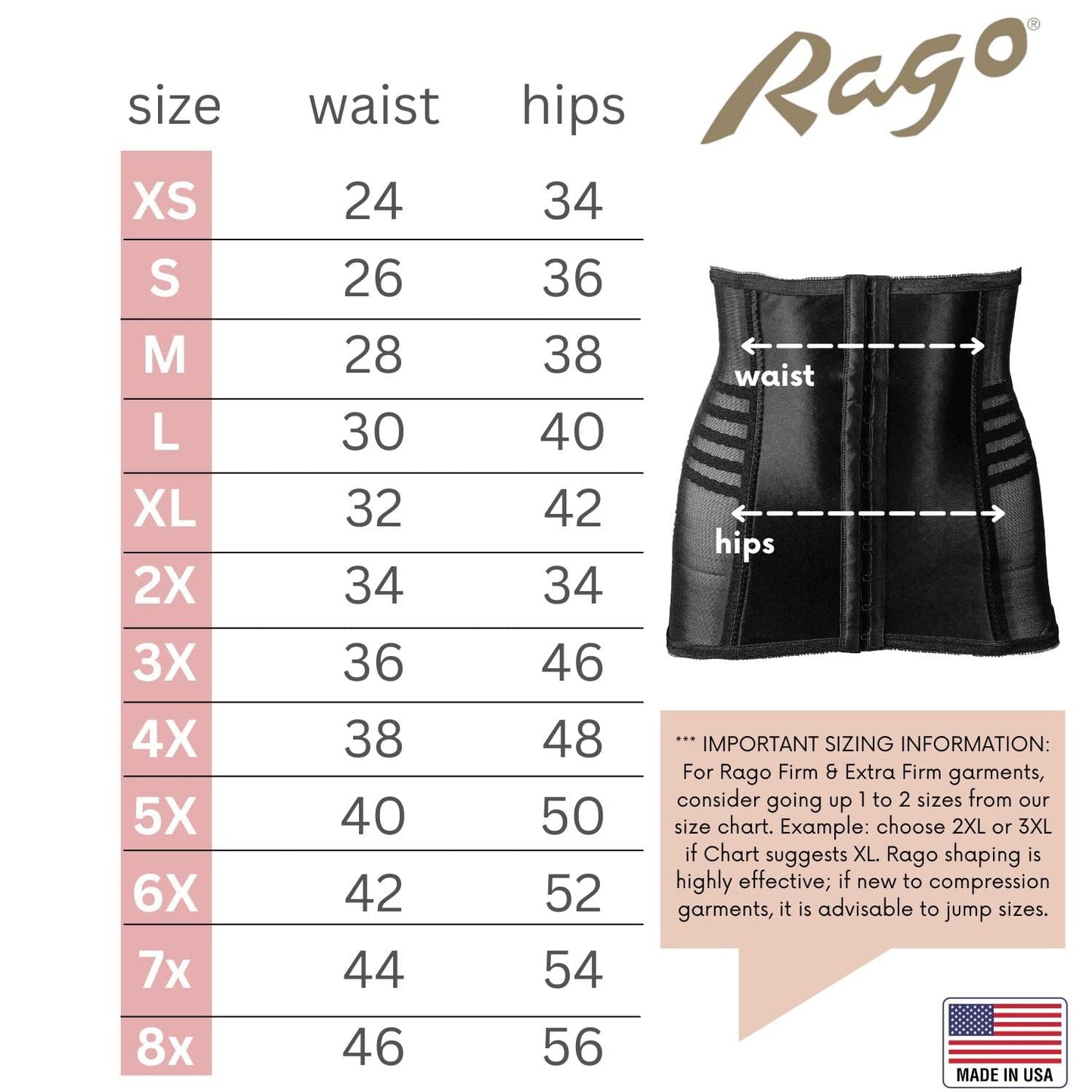 Shapette Powermesh Satin Panel Waist Cincher