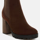 Sonia Block Heeled Chelsea Boots
