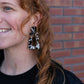 Avery Earrings- Black & White