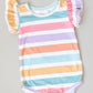 Spring Stripes S/S Flutter Bodysuit