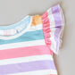 Spring Stripes S/S Flutter Bodysuit