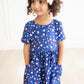Star Bright S/S Pocket Twirl Dress