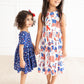 Star Bright S/S Pocket Twirl Dress