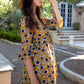 Sunflower Dressing Gown in Gold