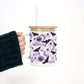 Sweet & Spooky 17oz Glass Mug With Lid and Straw