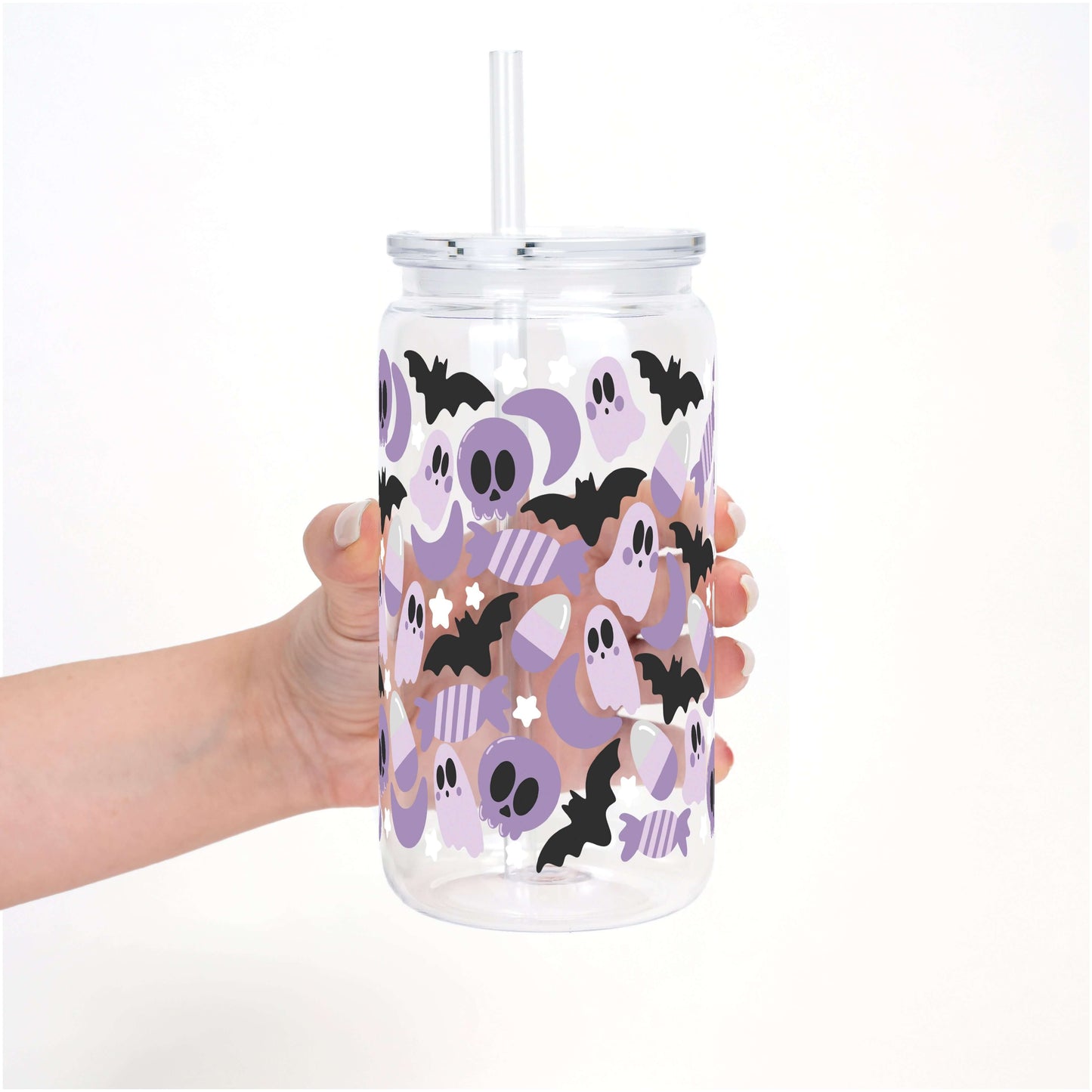 Sweet & Spooky Cup With Lid and Straw