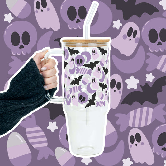 Sweet & Spooky  Tumbler with Lid and Straw