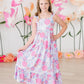 Sweet Springtime Ruffle Maxi Dress