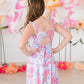 Sweet Springtime Ruffle Maxi Dress