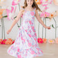 Sweet Springtime Ruffle Maxi Dress