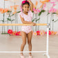 Sweet Strawberries S/S Flutter Sleeve Leotard