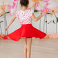 Sweet Strawberries S/S Ruffle Tee