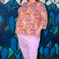 Groovy Mushroom 3/4 Sleeve Tee in Sunset