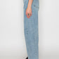 Harlow High Waisted Barrel Jeans Blue