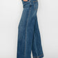 Relaxed High Rise Palazzo Jeans
