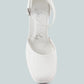 Tempt Me Croc Textured High Block Heel Sandals