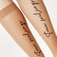 Fantasy Knee Highs Conte True Love - Elastic Band and Printed Design