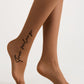 Fantasy Tights Conte True Love - Tattoo Style Print