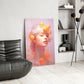 Queen of Orange Glass Wall Art || Designer Collection