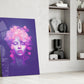 Pink Bubbles Glass Wall Art || Designer Collection