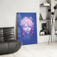 Pink Bubbles Glass Wall Art || Designer Collection
