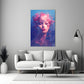 Pink Bubbles Glass Wall Art || Designer Collection
