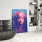 Pink Bubbles Glass Wall Art || Designer Collection