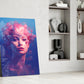 Pink Bubbles Glass Wall Art || Designer Collection