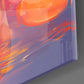 Orange Bubbles Glass Wall Art || Designer Collection