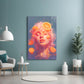 Orange Bubbles Glass Wall Art || Designer Collection