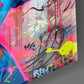 Graffiti Rabbit Glass Wall Art || Designer Collection