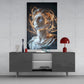 The Shining Mind of Aurelius Glass Wall Art || Designer Collection