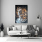 The Shining Mind of Aurelius Glass Wall Art || Designer Collection