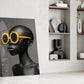 Faces of Colors Glass Wall Art || Designer Collection