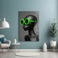 Faces of Colors Glass Wall Art || Designer Collection
