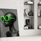Faces of Colors Glass Wall Art || Designer Collection