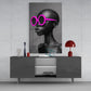 Faces of Colors Glass Wall Art || Designer Collection